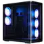 კომპიუტერის ქეისი Zalman PC case P60 without PSU, 2xUSB3.0, 1x Type C, 3x120мм ARGB Reverse, 2x120мм ARGB, VGA 435мм, LCS ready, Curved Tempered Glass, Dual Chamber, ATX, black - Primestore.ge