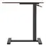 სათამაშო მაგიდა 2E Compact Desk CE710BD, height 71-106cm, gas lift, tabletop 71x40cm (dark wood), metal base (black) - Primestore.ge
