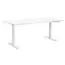 კომპიუტერის მაგიდა 2E Computer Desk CE150W, height 62-128cm, electric motor, tabletop 150 75cm (white), metal base (white) - Primestore.ge