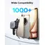 მანქანის დამტენი UGREEN EC602 (55212B) Nexode, 60W, Car Charger With Retractable Type-C Cable, Grey - Primestore.ge