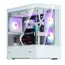 კომპიუტერის ქეისი Zalman Computer case P30 White V2, without PSU, 1xUSB3.0, 1хUSB Type-C, 3x120mm ARGB, TG Front/Side Panel, mATX, White - Primestore.ge