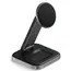 პორტატული დამტენი SATECHI 2-in-1 Foldable Qi2 Wireless Charging Stand (Space Gray) - Primestore.ge