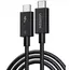 ვიდეო კაბელი UGREEN L703 (45996), 240W, Type-C Thunderbolt 5 Cable, 1m, Black - Primestore.ge
