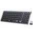კლავიატურა UGREEN K552 (75163), Wireless, Bluetooth, USB, Keyboard, Grey - Primestore.ge