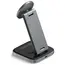 პორტატული დამტენი SATECHI 2-in-1 Foldable Qi2 Wireless Charging Stand (Space Gray) - Primestore.ge