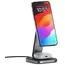პორტატული დამტენი SATECHI 2-in-1 Foldable Qi2 Wireless Charging Stand (Space Gray) - Primestore.ge