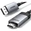 ვიდეო კაბელი UGREEN DP119 (25491), 4K, DisplayPort to HDMI, 3m, Grey/Black - Primestore.ge