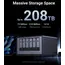 შენახვის სისტემა UGREEN NASync DXP6800Pro (25899B), Intel i5 1235U, 8GB, RJ45, USB, Type-C, HDMI, Space Gray - Primestore.ge