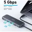 ჰაბი Anker 332 USB-C Hub (5-in-1) - Black - Primestore.ge