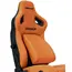 სათამაშო სავარძელი AndaSeat Chair Kaiser 4 V2, PVC leather, 6D-Armrests, orange - Primestore.ge