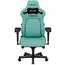სათამაშო სავარძელი AndaSeat Chair Kaiser 4 V2, PVC leather, 6D-Armrests, green - Primestore.ge