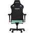 სათამაშო სავარძელი AndaSeat Chair Kaiser 4 V2, PVC leather, 6D-Armrests, green - Primestore.ge