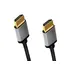 კაბელი Logilink CHA0101 4K/60Hz HDMI Cable Aluminum Black/Grey 2m - Primestore.ge