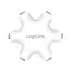 ადაპტერი Logilink CA1088 Audio Adapter 3.5 mm 3-Pin/F to 5x 3.5 mm 3-Pin/F White - Primestore.ge