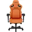 სათამაშო სავარძელი AndaSeat Chair Kaiser 4 V2, PVC leather, 6D-Armrests, orange - Primestore.ge