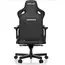 სათამაშო სავარძელი AndaSeat Chair Kaiser 3, PVC leather, 4D-Armrests, black - Primestore.ge