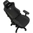 სათამაშო სავარძელი AndaSeat Chair Kaiser 3 XL, PVC leather, 4D-Armrests, black - Primestore.ge