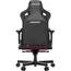 სათამაშო სავარძელი AndaSeat Chair Kaiser 3 XL, PVC leather, 4D-Armrests, maroon - Primestore.ge