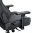 სათამაშო სავარძელი AndaSeat Chair Kaiser 3E, PVC leather, 4D-Armrests, black - Primestore.ge