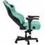 სათამაშო სავარძელი AndaSeat Chair Kaiser 4 V2, PVC leather, 6D-Armrests, green - Primestore.ge