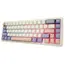 კლავიატურა AULA F65 Wireless Mechanical Keyboard Pink/White/Purple (Nimbus switch) - Primestore.ge