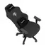 სათამაშო სავარძელი AndaSeat Chair Phantom 3, linen fabric, 1D-Armrests, black - Primestore.ge