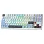 კლავიატურა AULA F87 PRO V2 Tri-Mode RGB Mechanical Keyboard Whire Light Blue/White/Dark Purple (Star Vector Switch) - Primestore.ge