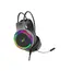 ყურსასმენი AULA S608 RGB Wired Gaming Headset With Adjustable Mic Black - Primestore.ge