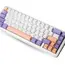 კლავიატურა AULA F65 Wireless Mechanical Keyboard Pink/White/Purple (Nimbus switch) - Primestore.ge
