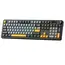 კლავიატურა AULA F108 PRO Tri-Mode RGB Mechanical Keyboard Gray/Yellow (Reaper Switch) - Primestore.ge