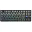 კლავიატურა AULA F87 PRO V2 Tri-Mode RGB Mechanical Keyboard Black/Gradient Grey (Gray Wood Switch V4) - Primestore.ge