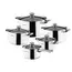 ქვაბების ნაკრები Ardesto Cookware set  Gemini Gourmet Varese, 10 pcs., stainless steel - Primestore.ge