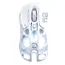 მაუსი GravaStar Mercury M2, BT/WL/USB-A, RGB, Opaline White - Primestore.ge