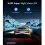 მანქანის ვიდეო რეგისტრატორი DDPAI Z50 Pro 4K Dash Cam 143° WIFI, GPS, Bluetooth, Car Video Recorder, Black - Primestore.ge