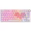 კლავიატურა Royal Kludge RKR75-PM-XH RGB Mechanical Keyboard, Cream Switch, Hot Swappable, Wired, USB, Pink Melody - Primestore.ge