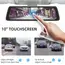 მანქანის ვიდეო რეგისტრატორი DDPAI Mola E3, 130° WIFI, 9.35" Full Touch Screen Streaming Rear View Mirror, Car Video Recorder, Black - Primestore.ge