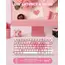 კლავიატურა Royal Kludge RKR75-PM-XH RGB Mechanical Keyboard, Cream Switch, Hot Swappable, Wired, USB, Pink Melody - Primestore.ge