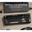 კლავიატურა Royal Kludge RKR98PRO-PT-XW RGB Mechanical Keyboard, Beige Switch, Hot Swappable, Wired, Phantom - Primestore.ge