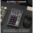 კლავიატურა Royal Kludge RKM20-PT-YXZ RGB Mechanical Numpad, Violet Switch, Hot Swappable, Wireless, Type-C, Bluetooth, 2.4GHz, Phantom - Primestore.ge