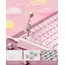 კლავიატურა Royal Kludge RKR75-PM-XW RGB Mechanical Keyboard, Beige Switch, Hot Swappable, Wired, USB, Pink Melody - Primestore.ge