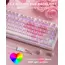 კლავიატურა Royal Kludge RKR75-PM-XW RGB Mechanical Keyboard, Beige Switch, Hot Swappable, Wired, USB, Pink Melody - Primestore.ge