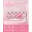 კლავიატურა Royal Kludge RKR75-PM-XW RGB Mechanical Keyboard, Beige Switch, Hot Swappable, Wired, USB, Pink Melody - Primestore.ge