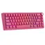 კლავიატურა Royal Kludge RKR65-BR-XH RGB Mechanical Keyboard, Cream Switch, Hot Swappable, Wired, USB, Berry Red - Primestore.ge