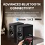 დინამიკი Edifier M90, 100W, HDMI eARC, Optical, Type-C, AUX, Bluetooth, Compact Active Speaker, Black - Primestore.ge