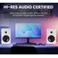 დინამიკი Edifier M90, 100W, HDMI eARC, Optical, Type-C, AUX, Bluetooth, Compact Active Speaker, White - Primestore.ge