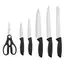 დანების ნაკრები ARDESTO Gemini, 7pcs, stainless steel, plastic, black 767637177948 - Primestore.ge