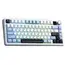 კლავიატურა AULA F75MAX Gasket Wireless Mechanical Keyboard White/Blue/Purple (Reaper Switch) - Primestore.ge