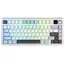 კლავიატურა AULA F75MAX Gasket Wireless Mechanical Keyboard White/Blue/Purple (Reaper Switch) - Primestore.ge
