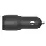 მანქანის დამტენი Belkin Car Charger 24W 2хUSB-A, cable USB-A > USB-C 1m, black - Primestore.ge