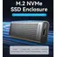 მყარი დისკის ყუთი Vention KPKH0 SSD M.2 NVMe Enclosure 10Gbps (USB 3.1 Gen 2-C) Gray Aluminum - Primestore.ge